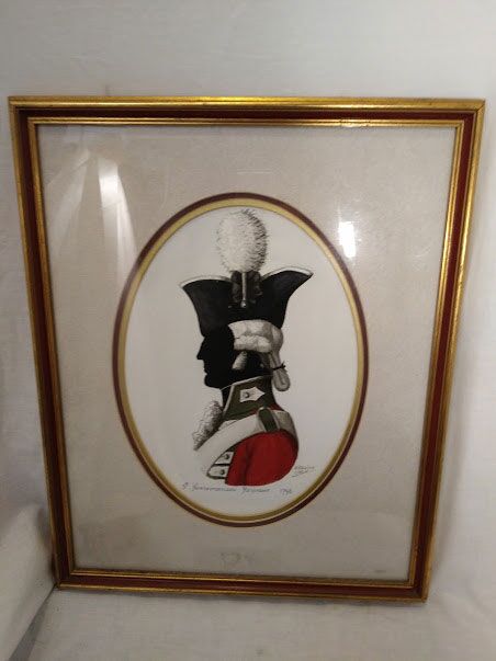 5th Northumberland Fusiliers framed drawing