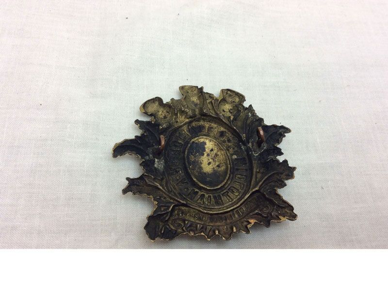 32nd Midlothian Volunteer Battalion metal badge