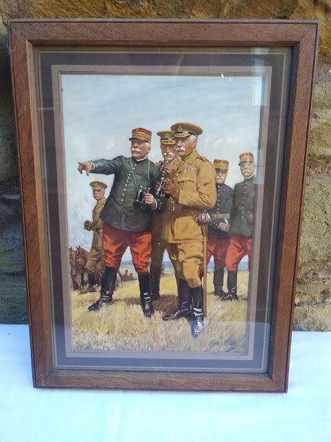 Framed print Sep.e.Scoll 1914-1918 well renowned illustrator & artist
