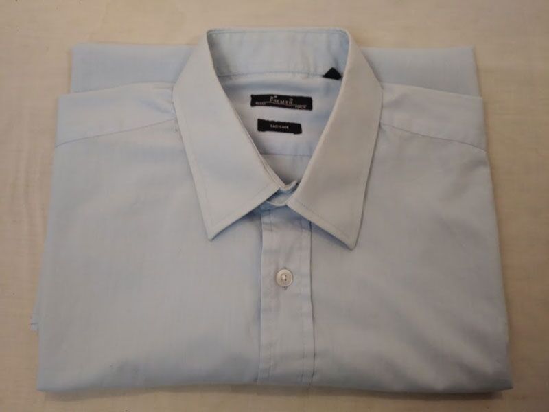 1 Scots Blue lightweight short sleeve shirt