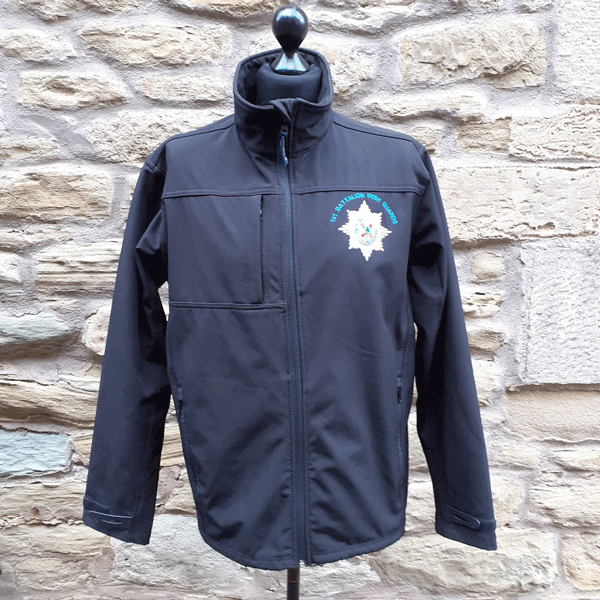 1st Batallion Irish Guards soft shell jacket 1st Batallion Irish Guards soft shell jacket