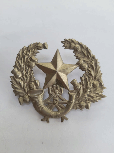Cameronian (Scottish rifles) Highlanders cap badge Cameronian (Scottish rifles) Highlanders cap badge