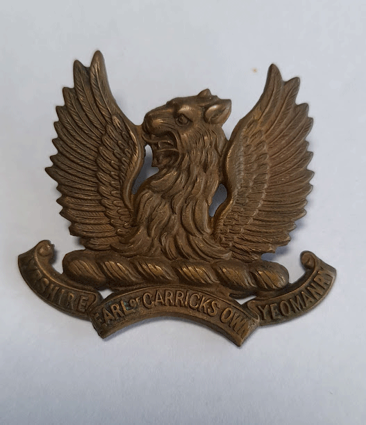 Earl of Carricks own Ayrshire Yeomanry cap badge Earl of Carricks own Ayrshire Yeomanry cap badge