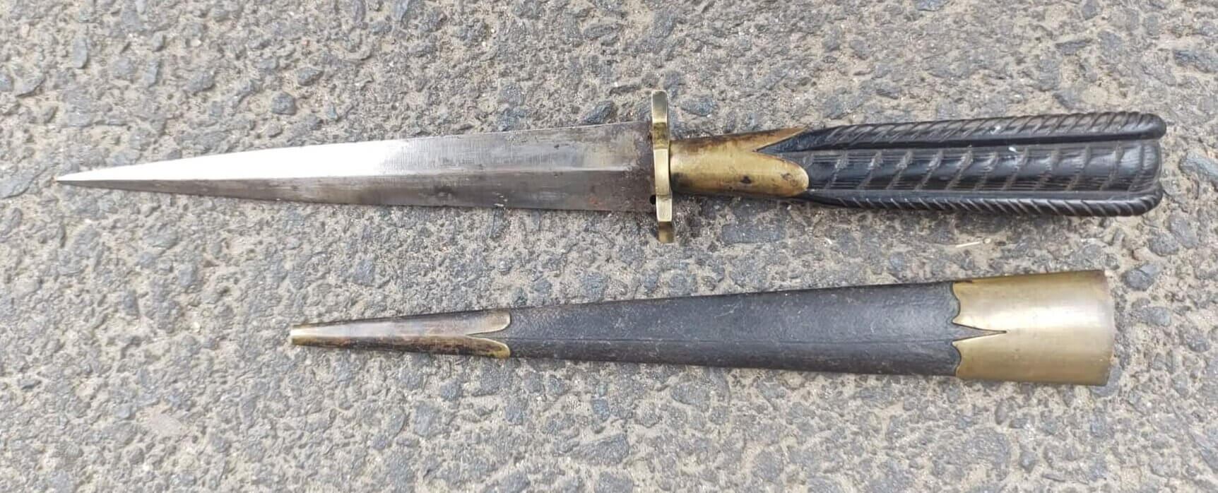 Vintage Stiletto Dagger Northern European Vintage Stiletto Dagger Northern European