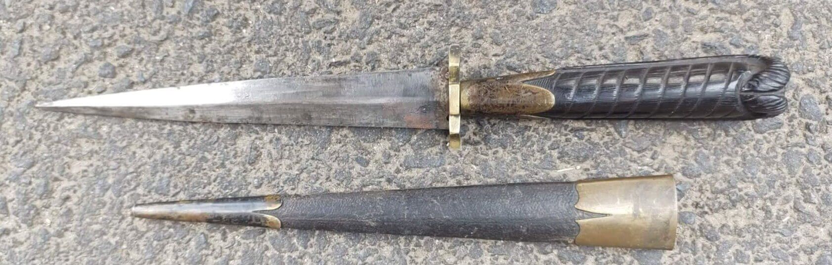 Vintage Stiletto Dagger Northern European Vintage Stiletto Dagger Northern European